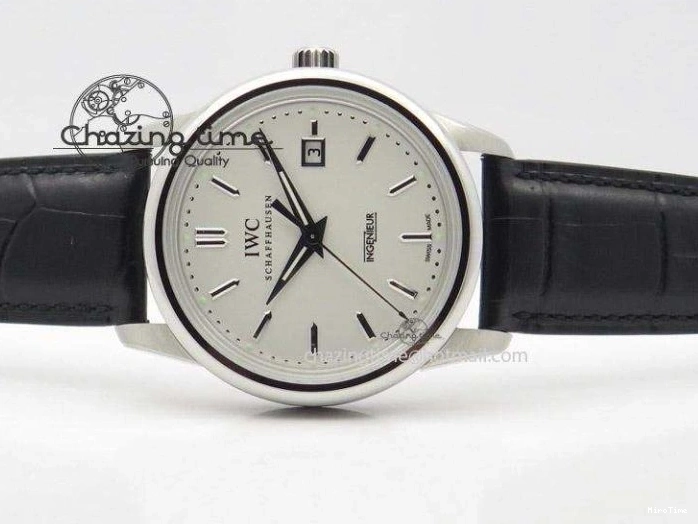 MIROTIME 0814 Ingeniuer St.Laurens SS White Dial MK 1:1 Best Edition On Black Leather Strap A Youthful 7363